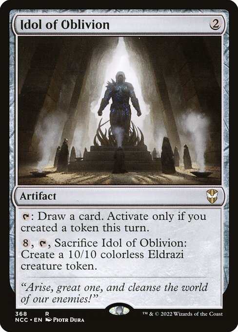 New Capenna Commander - 368 - Idol of Oblivion - Rare - C - Non-foil (Front)