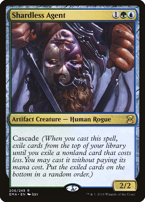 Eternal Masters - 206 - Shardless Agent - Rare - UG - Non-foil (Front)