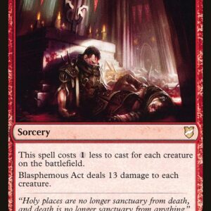 Commander 2018 - 120 - Blasphemous Act - Rare - R - Non-foil (Front)