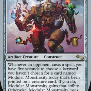 Unstable - 155 - Modular Monstrosity - Rare - C - Non-foil (Front)