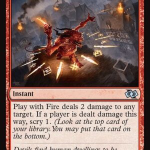 Foundations Jumpstart - 586 - Play with Fire - Uncommon - R - Non-foil (Front)