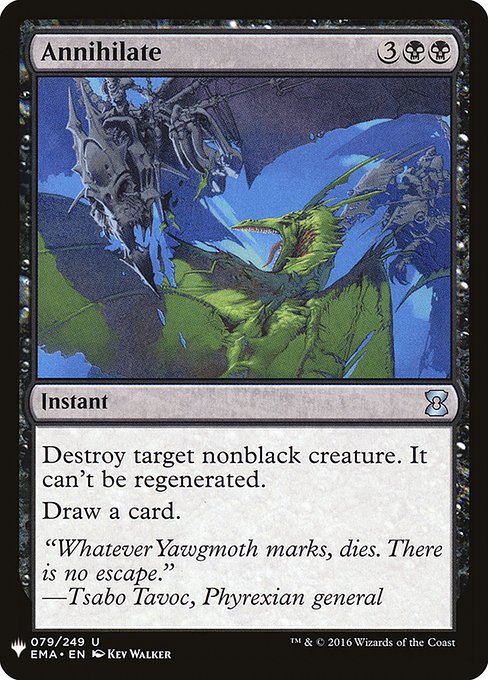 The List - EMA-79 - Annihilate - Uncommon - B - Non-foil (Front)