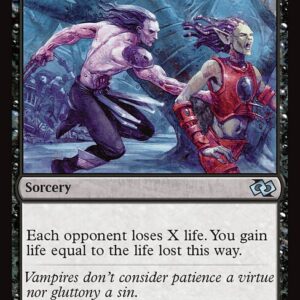 Foundations Jumpstart - 437 - Exsanguinate - Uncommon - B - Non-foil (Front)