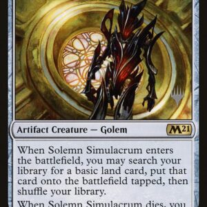 Core Set 2021 Promos - 239p - Solemn Simulacrum - Rare - C - Non-foil - Promo (Front)
