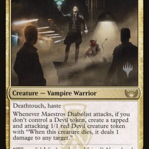 Streets of New Capenna Promos - 200p - Maestros Diabolist - Rare - Multi - Foil - Promo (Front)