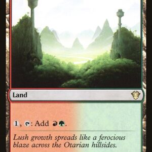 Commander 2020 - 290 - Mossfire Valley - Rare - C - Non-foil (Front)