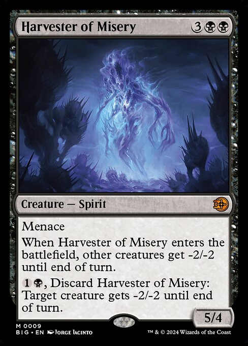 The Big Score - 9 - Harvester of Misery - Mythic - B - Non-foil (Front)