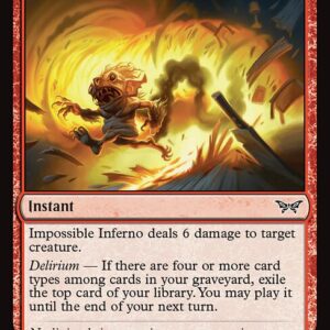 Duskmourn: House of Horror - 140 - Impossible Inferno - Common - R - Non-foil (Front)