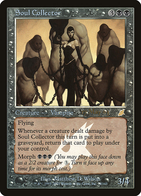 Scourge Promos - 74 - Soul Collector - Rare - B - Foil - Datestamped Promo (Front)