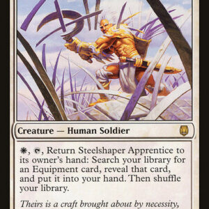 Darksteel - 15 - Steelshaper Apprentice - Rare - W - Non-foil (Front)