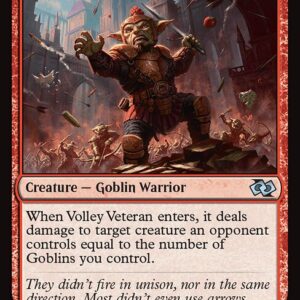 Foundations Jumpstart - 142 - Volley Veteran - Uncommon - R - Non-foil (Front)