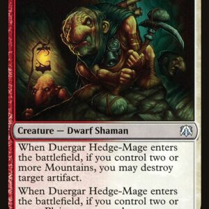 March of the Machine Commander - 324 - Duergar Hedge-Mage - Uncommon - WR - Non-foil (Front)