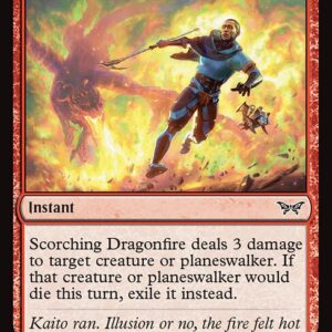 Duskmourn: House of Horror - 156 - Scorching Dragonfire - Common - R - Non-foil (Front)