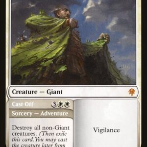 Throne of Eldraine Promos - 26p - Realm-Cloaked Giant // Cast Off - Mythic - W - Non-foil - Promo (Front)