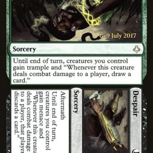 Hour of Devastation Promos - 157s - Driven // Despair - Rare - BG - Foil - Datestamped Promo (Front)