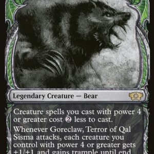 Multiverse Legends - 27 - Goreclaw, Terror of Qal Sisma - Rare - G - Non-foil (Front)