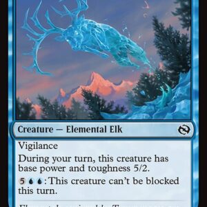 Tarkir: Dragonstorm - 57 - Snowmelt Stag - Common - U - Non-foil (Front)