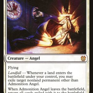 Zendikar Rising Commander - 10 - Admonition Angel - Mythic - W - Non-foil (Front)