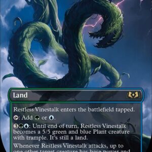 Wilds of Eldraine - 307 - Restless Vinestalk - Rare - C - Non-foil (Front)