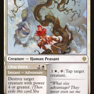 Throne of Eldraine Promos - 14p - Giant Killer // Chop Down - Rare - W - Non-foil - Promo (Front)