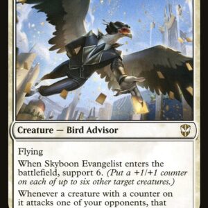 New Capenna Commander - 20 - Skyboon Evangelist - Rare - W - Non-foil (Front)