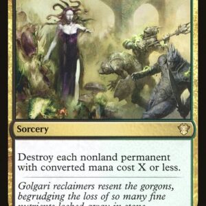 Commander 2020 - 214 - Gaze of Granite - Rare - BG - Non-foil (Front)