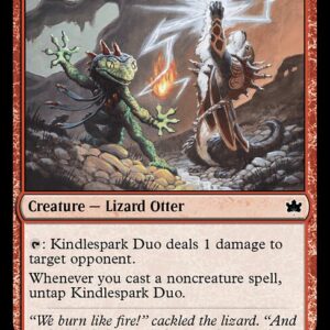 Bloomburrow - 142 - Kindlespark Duo - Common - R - Foil (Front)