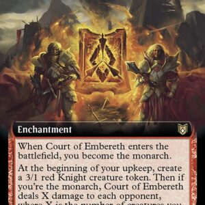 Wilds of Eldraine Commander - 32 - Court of Embereth - Rare - R - Foil (Front)