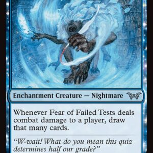 Duskmourn: House of Horror - 55 - Fear of Failed Tests - Uncommon - U - Non-foil (Front)
