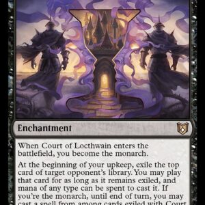 Wilds of Eldraine Commander - 23 - Court of Locthwain - Rare - B - Non-foil (Front)