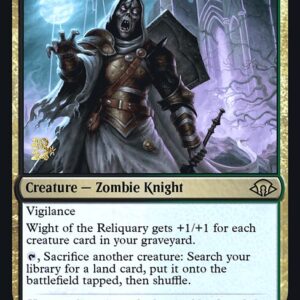 Modern Horizons 3 Promos - 207s - Wight of the Reliquary - Rare - BG - Foil - Datestamped Promo (Front)