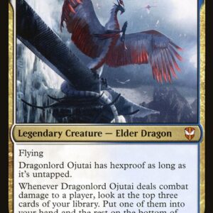 New Capenna Commander - 337 - Dragonlord Ojutai - Mythic - WU - Non-foil (Front)
