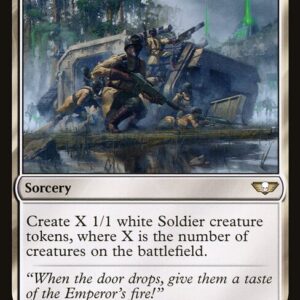 Warhammer 40,000 Commander - 184 - Deploy to the Front - Rare - W - Non-foil (Front)