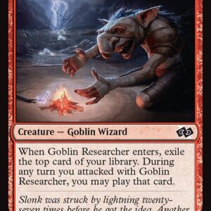 Foundations Jumpstart - 559 - Goblin Researcher - Common - R - Non-foil (Front)