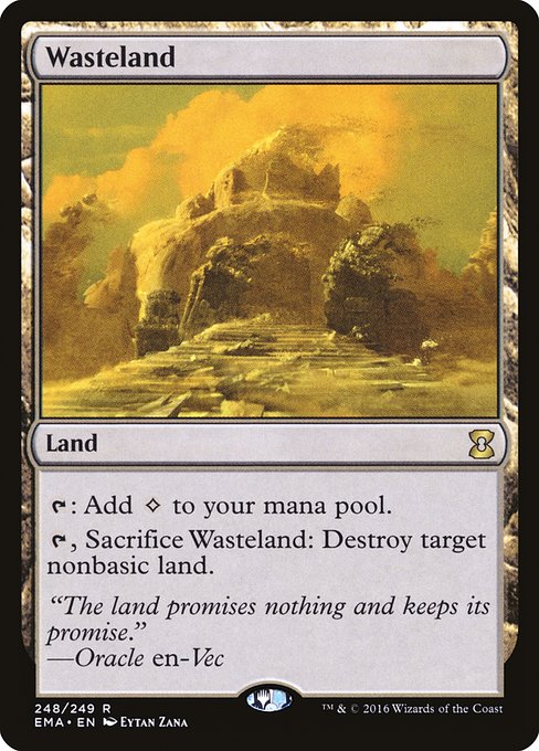 Eternal Masters - 248 - Wasteland - Rare - C - Non-foil (Front)