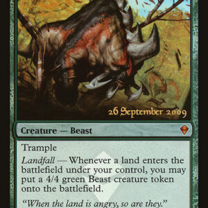 Zendikar Promos - 178★ - Rampaging Baloths - Mythic - G - Foil - Datestamped Promo (Front)