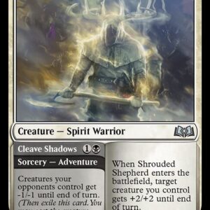 Wilds of Eldraine - 236 - Shrouded Shepherd // Cleave Shadows - Uncommon - W - Non-foil (Front)