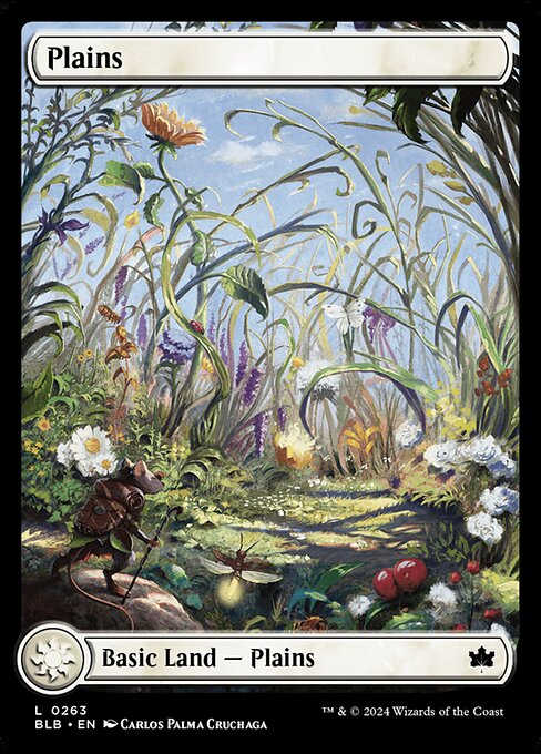 Bloomburrow - 263 - Plains - Common - C - Foil (Front)