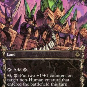 March of the Machine: The Aftermath - 100 - Drannith Ruins - Rare - C - Foil (Front)