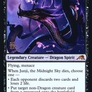 Kamigawa: Neon Dynasty Promos - 102s - Junji, the Midnight Sky - Mythic - B - Foil - Datestamped Promo (Front)