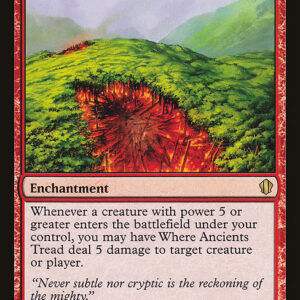 Commander 2013 - 130 - Where Ancients Tread - Rare - R - Non-foil (Front)