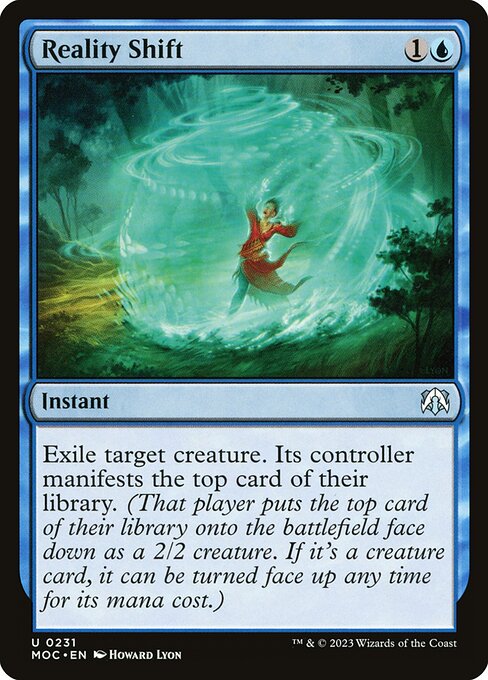 March of the Machine Commander - 231 - Reality Shift - Uncommon - U - Non-foil (Front)