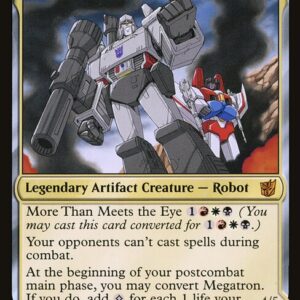 Transformers - 12 - Megatron, Tyrant // Megatron, Destructive Force - Mythic - C - Non-foil (Front)