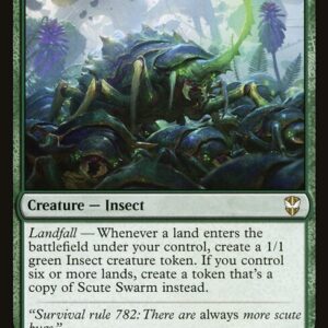 New Capenna Commander - 310 - Scute Swarm - Rare - G - Non-foil (Front)
