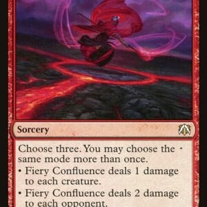 March of the Machine Commander - 278 - Fiery Confluence - Rare - R - Non-foil (Front)