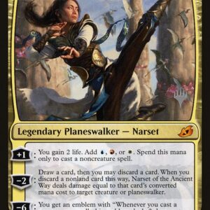 Ikoria: Lair of Behemoths Promos - 195p - Narset of the Ancient Way - Mythic - Multi - Non-foil - Promo (Front)