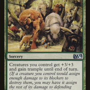 Magic 2012 - 186 - Overrun - Uncommon - G - Non-foil (Front)