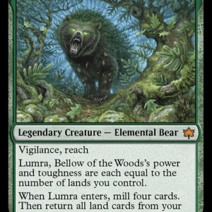 Bloomburrow - 183 - Lumra, Bellow of the Woods - Mythic - G - Non-foil (Front)