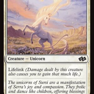 Foundations Jumpstart - 224 - Mesa Unicorn - Common - W - Non-foil (Front)