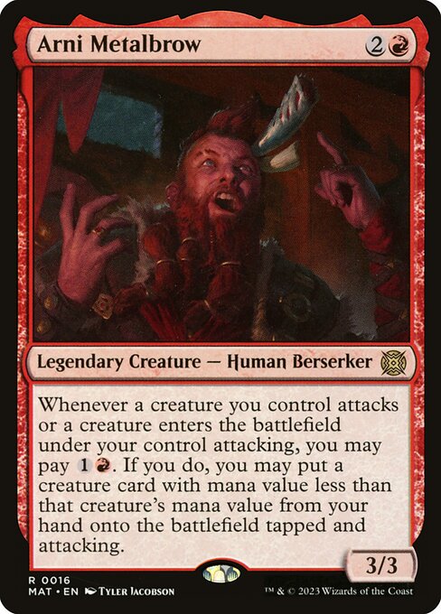 March of the Machine: The Aftermath - 16 - Arni Metalbrow - Rare - R - Foil (Front)